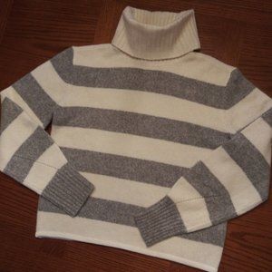 NEW! Calvin Klein Striped Turtleneck Sweater